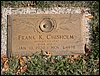 Chisholm, Frank K (military marker).JPG