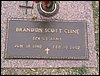 Cline, Brandon Scott (military marker).JPG