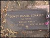 Coakley, Dewey Daniel (military marker).JPG