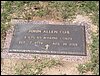 Cox, John Allen (military marker).JPG