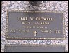 Crowell, Earl (military marker).JPG