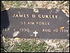 Curlee, Jame D (military marker).JPG