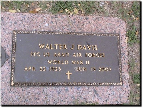 Davis, Walter (military marker).JPG