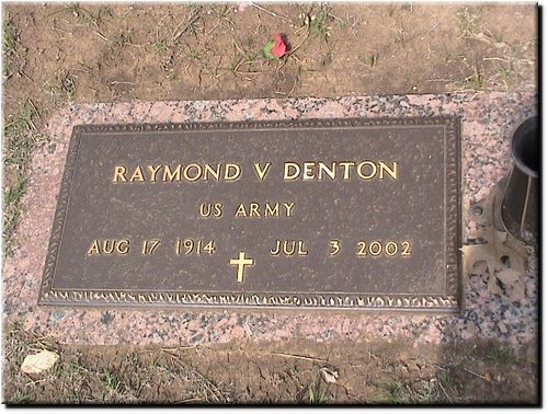 Denton, Raymond (military marker).JPG