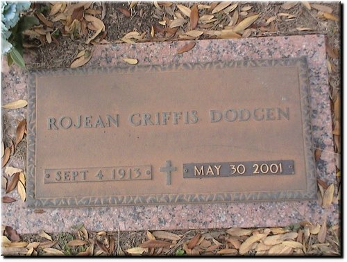 Dodgen, Rojean Griffis.JPG