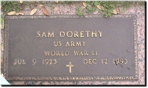 Dorethy, Sam (military marker).JPG