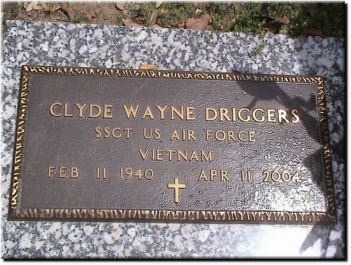 Driggers, Clyde Wayne (military marker).JPG