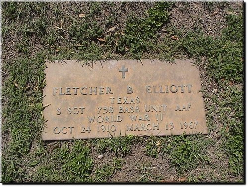 Elliott, Fletcher (military marker).JPG