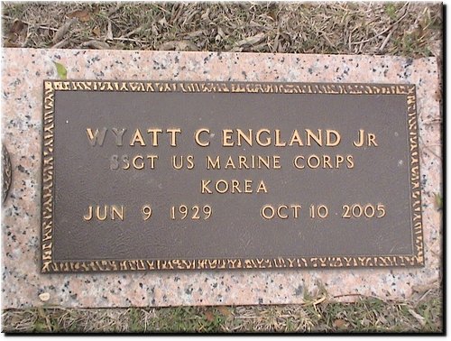 England, Wyat Jr (military marker).JPG