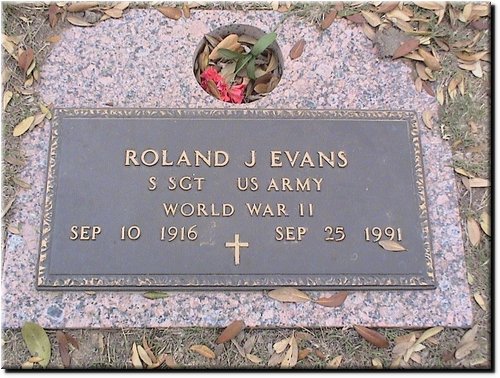 Evans, Roland (military marker).JPG