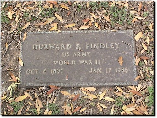 Findley, Durward (military marker).JPG