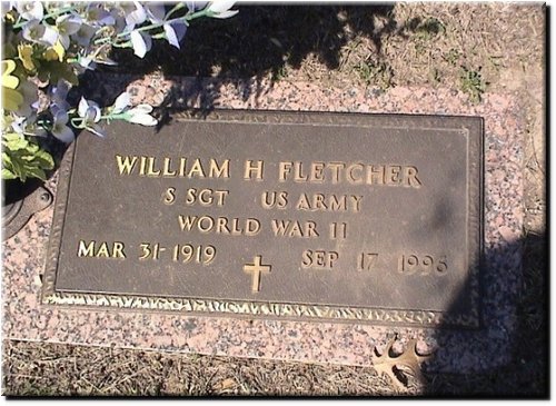 Fletcher, William H (military marker).JPG