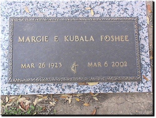 Foshee, Margie E Kubala.JPG