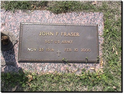 Fraser, John F (military marker).JPG