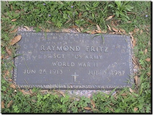 Fritz, Raymond (military marker).JPG