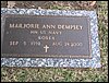 Dempsey, Marjorie Ann (military marker).JPG