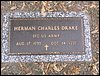 Drake, Herman Charles (military marker).JPG