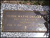 Driggers, Clyde Wayne (military marker).JPG