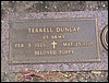 Dunlap, Terrell (military marker).JPG