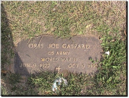 Gaspard, Oris Joe (military marker).JPG