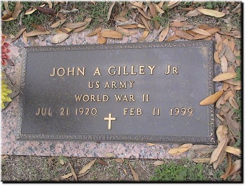 Gilley, John A Jr (military marker).JPG