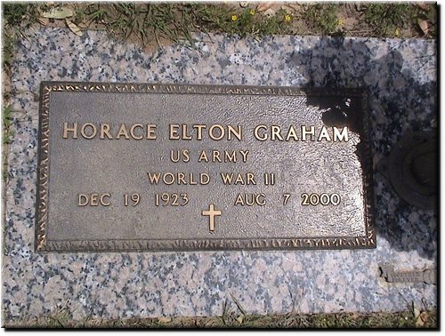 Graham, Horace Elton (military marker).JPG