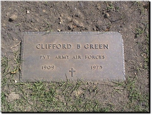 Green, Clifford (military marker).JPG