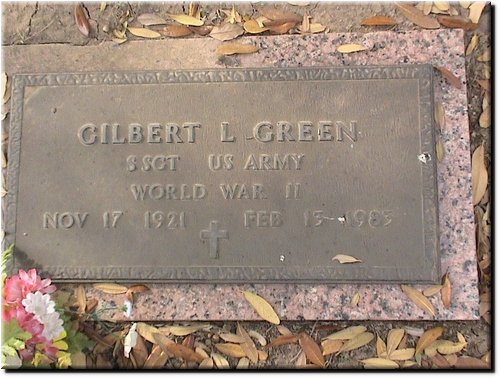 Green, Gilbert (military marker).JPG