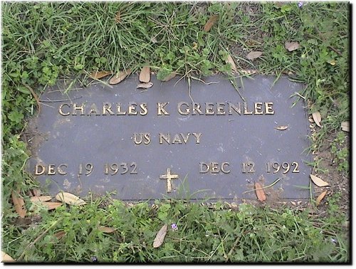 Greenlee, Charles K (military marker).JPG