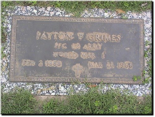 Grimes, Payton  (military marker).JPG