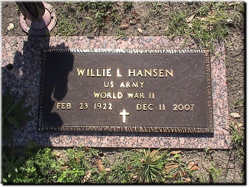 Hansen, Willie (military marker).JPG