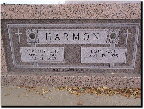 Harmon, Dorothy Lois and Leon Gail.JPG