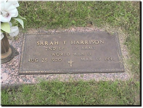 Harrison, Sarah (military marker).JPG