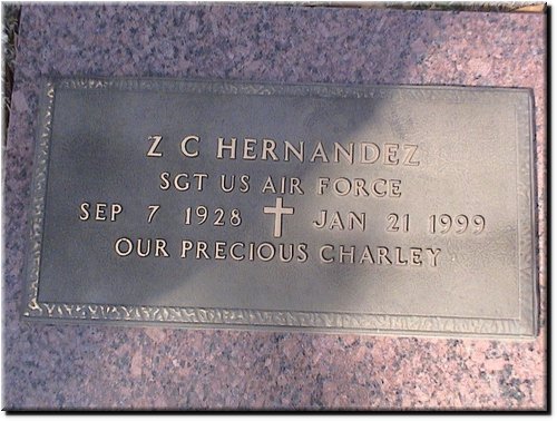 Hernandez, Z C (military marker).JPG