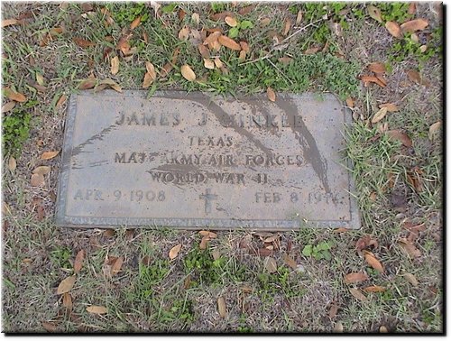 Hinkle, James J (military marker).JPG