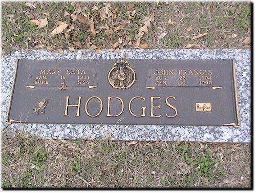 Hodges, Mary Leta and John Francis.JPG