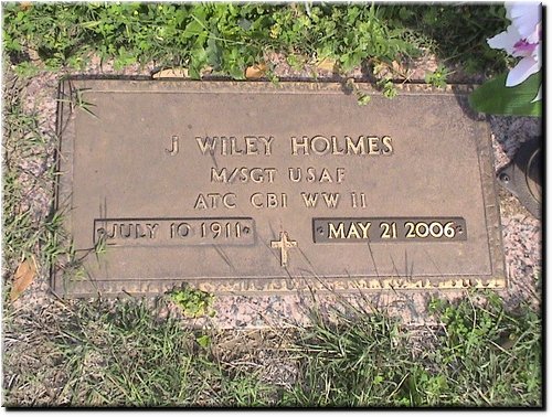 Holmes, J Wiley (military marker).JPG