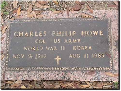 Howe, Charles Philip (military marker).JPG