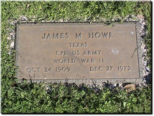 Howe, James M (military marker).JPG