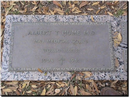 Hume, Albert (military marker).JPG