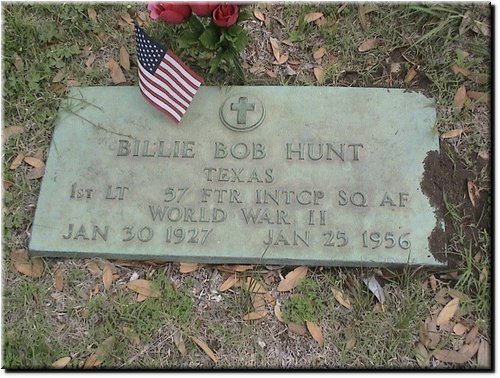 Hunt, Billie Bob (military marker).JPG