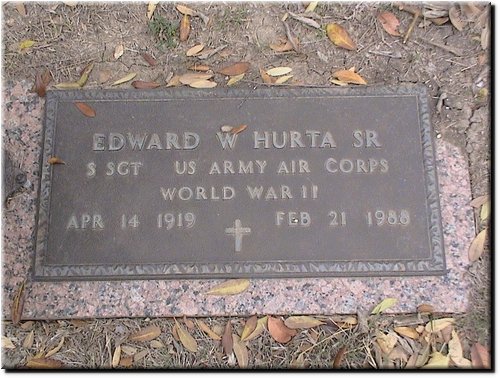 Hurta, Edward Sr (military marker).JPG