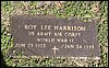 Harrison, Roy Lee (military marker).JPG