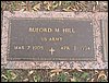 Hill, Buford (military marker).JPG