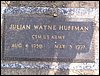 Huffman, Julian Wayne (military marker).JPG