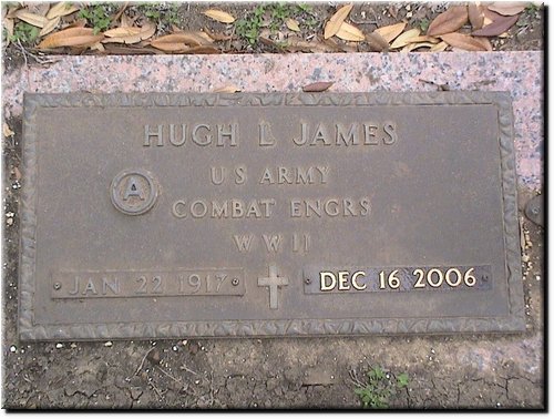 James, Hugh L (military marker).JPG