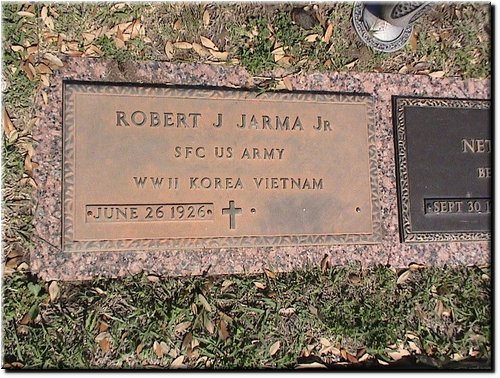 Jarma, Roberta J Jr (military marker).JPG