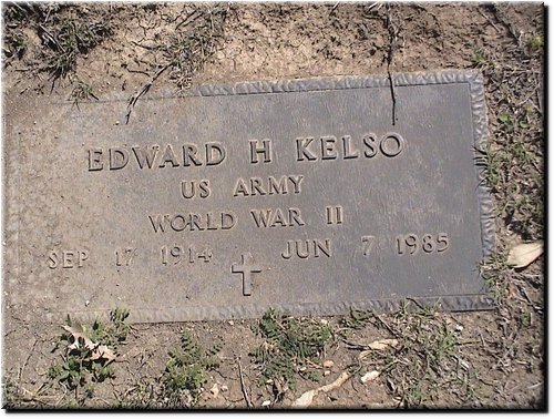 Kelso, Edward H (military marker).JPG