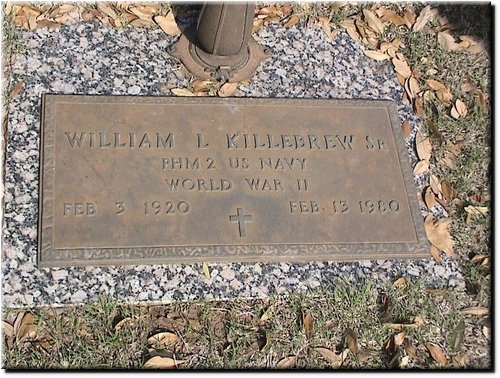 Killebrew, William L Sr (military marker).JPG