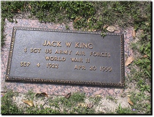 King, Jack (military marker).JPG